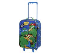 TEENAGE MUTANT NINJA Tortugas Ninja Mates-Maleta Trolley Soft 3D, Verde, 17 x 33 x 52 cm, Capacidad 26 L
