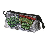 TEENAGE MUTANT NINJA Tortugas Ninja Pizza Time-Portatodo Triple FAN 2.0, Multicolor, 23 x 11 cm