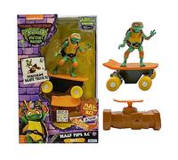 TMNT Tortugas Ninja Adolescente Mutante | Ninja Turtles Michelangel de TMNT Mutant Mayhem con Control Remoto Half Pipe|Edición de Película Caos Mutante | Juguetes y Regalos para Niños de 5+ Años