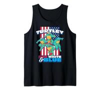 Teenage Mutant Ninja Turtles 4th of July Turtley USA Flag Camiseta sin Mangas