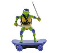 Teenage Mutant Ninja Turtles 5" Sewer Shredders Leonardo Movie Edition, Ages 3+, Pretend Play Toy Figure Playsets, Shred and Battle with TMNT Skate Toy!