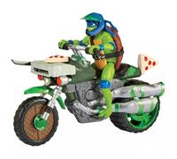 Teenage Mutant Ninja Turtles 83431CO Mutant Mayhem Ninja Kick Cycle con Figura Exclusiva de Leonardo. Regalo Ideal para niños de 4 a 7 años y fanáticos de TMNT, Multicolor