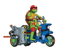 Teenage Mutant Ninja Turtles 83432CO Mutant Mayhem - Ciclo de Batalla con Figura Exclusiva de Raphael. Regalo Ideal para niños de 4 a 7 años y fanáticos de TMNT