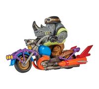 Teenage Mutant Ninja Turtles Mutante Chopper Cycle Con Exclusivo Rocksteady
