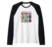 Teenage Mutant Ninja Turtles American Heroes Camiseta Manga Raglan