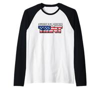 Teenage Mutant Ninja Turtles American Heroes USA Cartoon Camiseta Manga Raglan