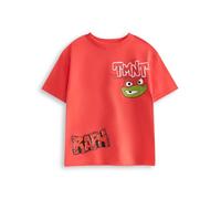 Teenage Mutant Ninja Turtles Camiseta gráfica de Manga Corta roja Raph | Camiseta TMNT para niños | Top de Dibujos Animados con Cuello Redondo | Ropa del Personaje de Rafael - 5-6 años