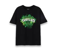 TEENAGE MUTANT NINJA Turtles Camiseta Hombre TMNT 1984 Comic Black Top - XX-Grande