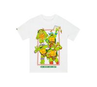 Teenage Mutant Ninja Turtles Camiseta | TMNT Camiseta Niño Manga Corta | Camisetas Tortugas Ninja | Blanco 8-9 años
