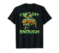 Teenage Mutant Ninja Turtles Can't Get Enough Retro Hero Camiseta