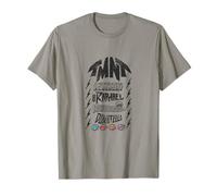 Teenage Mutant Ninja Turtles Distressed Hero Names Lineup Camiseta