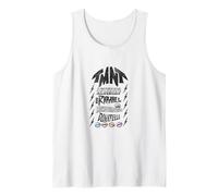 Teenage Mutant Ninja Turtles Distressed Hero Names Lineup Camiseta sin Mangas