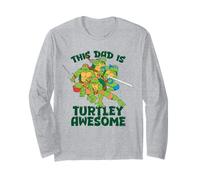 Teenage Mutant Ninja Turtles Father's Day Turtley Awesome Manga Larga