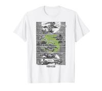 Teenage Mutant Ninja Turtles Fighting Panels Camiseta
