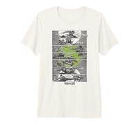 Teenage Mutant Ninja Turtles Fighting Panels Camiseta Premium
