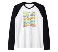 Teenage Mutant Ninja Turtles Hello Spring Easter Pastel Camiseta Manga Raglan