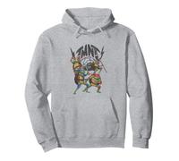 Teenage Mutant Ninja Turtles Hero Lineup Distressed Logo Sudadera con Capucha