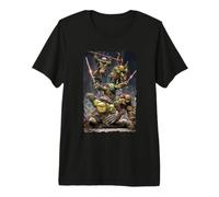 Teenage Mutant Ninja Turtles IDW Ready for Battle Cover Camiseta Premium