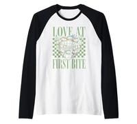 Teenage Mutant Ninja Turtles Love At First Bite Poster Camiseta Manga Raglan