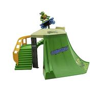 Funrise Toys Juguete Tortugas Ninja Mini Skate Park con figura Leonardo, 3+ años