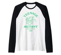Teenage Mutant Ninja Turtles Neon Green Artist Sketch 1984 Camiseta Manga Raglan