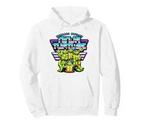 Teenage Mutant Ninja Turtles Neon Grid Retro Sudadera con Capucha