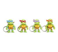Teenage Mutant Ninja Turtles - Paquete de 4 llaveros coleccionables de 2.5 pulgadas, juguetes para ni os y adultos
