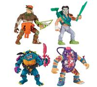 Teenage Mutant Ninja Turtles Paquete de 4 mutantes clásicos de Playmates Toys