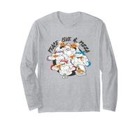 Teenage Mutant Ninja Turtles Peace Love Pizza Manga Larga