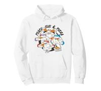 Teenage Mutant Ninja Turtles Peace Love Pizza Sudadera con Capucha