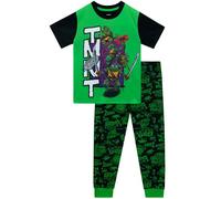 Teenage Mutant Ninja Turtles Pijamas TMNT Pijamas Niños | Verde 7-8 años