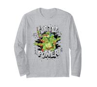 Teenage Mutant Ninja Turtles Power Group Vintage Manga Larga