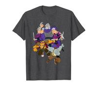 Teenage Mutant Ninja Turtles Shredder, Rock Steady and Bebop Camiseta, Hombre, Jaspeado Oscuro, 3XL