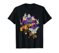 Teenage Mutant Ninja Turtles Shredder, Rock Steady and Bebop Camiseta, Hombre, Negro, XXL