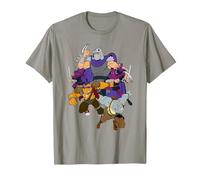 Teenage Mutant Ninja Turtles Shredder, Rock Steady and Bebop Camiseta, Hombre, Pizarra, 3XL