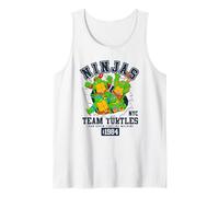 Teenage Mutant Ninja Turtles Team Turtles 1984 NYC Retro Camiseta sin Mangas