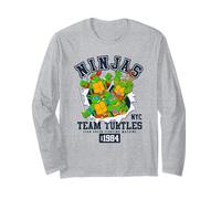 Teenage Mutant Ninja Turtles Team Turtles 1984 NYC Retro Manga Larga