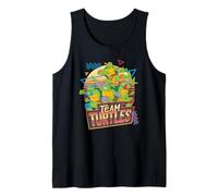 Teenage Mutant Ninja Turtles Team Turtles Retro Camiseta sin Mangas