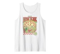 Teenage Mutant Ninja Turtles TMNT New York Pizza Retro Camiseta sin Mangas