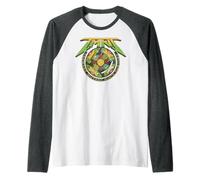 Teenage Mutant Ninja Turtles TMNT Sewer View Retro Camiseta Manga Raglan