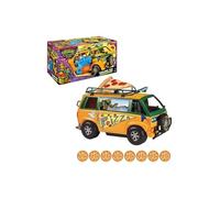 Nuevo Teenage Mutant Ninja Turtles Mayhem Pizza Fuego Furgoneta Vehículo Playset