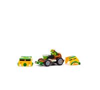 TEENAGE MUTANT NINJA Turtles Toy, Raphael Shell Smashers, Light-Up Rev-Up Crash Vehicle con acción Smash & Reveal, edición clásica, para niños de 5 años y más