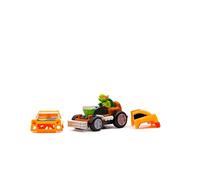 Teenage MUTANTE Ninja Juguete Turtles, Michelangelo Shell Smashers, Vehículo de Accidente Luminoso con Acción Smash & Reveal, Edición Clásica, para niños de 5 años y más