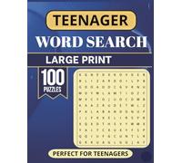 Teenager Word Search: Teenager Word Search with 100 puzzles perfect for Teenagers and Adults! Great gift for vacations, holidays, and relaxation. Get your copy today!