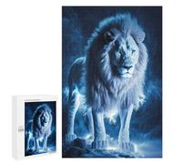 Teenagers 1000 PCS Puzzle Blue León Majesty -1 Puzzle para Adultos Juegos Divertidos Regalos de Decoración Perfecto para Amigos y Familias 1000 PCS