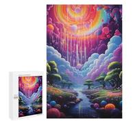 Teenagers 1000 PCS Puzzle Colorido Paisaje Fantasía -9 Puzzle para Adultos Juegos Divertidos Regalos de Decoración Perfecto para Amigos y Familias 1000 PCS
