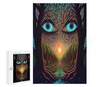 Teenagers 1000 PCS Puzzle Forest Face with Sunlight Puzzle para adultos Juegos Divertidos Regalos de decoración perfectos para amigos y familiares 1000 piezas