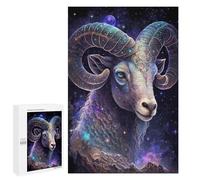 Teenagers 1000 PCS Puzzles Aries The Ram Puzzles Para Adultos Juegos de Relajación Mejoran La Memoria Actividades Divertidas En Casa 1000 PCS