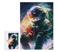Teenagers 300 PCS Puzzle Cosmic Astronauta Journey-10 Puzzle para Adultos Juegos Divertidos Regalos de Decoración Perfecto para Amigos y Familias 300 PCS
