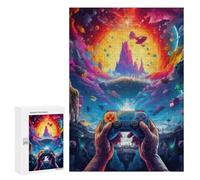 Teenagers 300 PCS Puzzle Galáctico Gaming Odyssey -3 Puzzle para Adultos Juegos Divertidos Regalos de Decoración Perfecto para Amigos y Familias 300 PCS